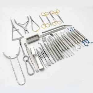 Kit de Cirugía Oral de 33 Piezas, Caja de Esterilización Manual Reutilizable, Bandeja para Instrumentos Quirúrgicos de Implantes Dentales de Acero Inoxidable - Product Image 2