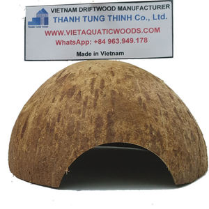 Nichoir pour oiseaux en coquille de noix de coco naturelle avec échelle en bois suspendue, respectueux de l'environnement, fabriqué au Vietnam - Product Image 4