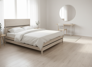 Base de Cama Moderna de Madera Maciza de Mango Premium, Ecológica, Muebles de Madera Artesanales de Calidad para Dormitorio, Directo de Fábrica - Product Image 4