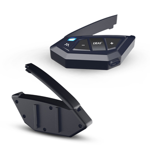 EJEAS MS20 Headset Full Duplex untuk helm motor, interkom dengan fitur FM mendukung musik tahan air untuk helm sepeda motor - Product Image 2