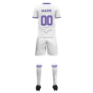 เสื้อฟุตบอลตาข่ายแห้งเร็วแบบสามเหลี่ยมคอวี 100% โพลีเอสเตอร์ สำหรับผู้ชาย ฝึกซ้อมทีมชาย - Product Image 3