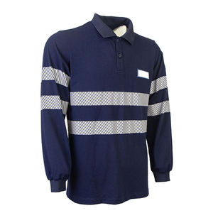 เสื้อเชิ้ตแขนสั้นผู้ชายทรงลำลองสไตล์ทางการ ปักโลโก้คุณภาพสูง สำหรับฤดูร้อน น้ำหนักปานกลาง แบบเรียบง่าย - Product Image 3