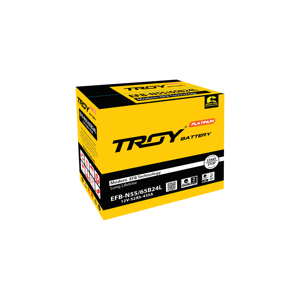 แบตเตอรี่ Efb สำหรับรถยนต์ระบบสตาร์ทเตอร์ EFB-N55 65B24L 12V 51AH เวียดนาม - Product Image 2