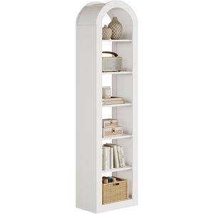 Libreria ad Arco Aperta Robusta e Naturale, Espositore per Libri - Product Image 6