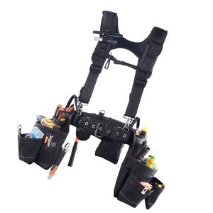 Cintura Porta Attrezzi da Uomo Rinforzata con 19 Tasche, Logo in Gomma e Sistema di Sospensione Staccabile - Product Image 1