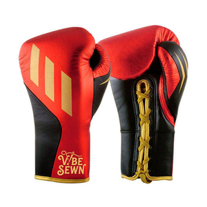 Guantes de Boxeo Metálicos Dorados con Cordones y Logotipo Personalizado OEM - Equipo de Combate Profesional, Logotipo Personalizado y Fabricación al por Mayor - Product Image 6
