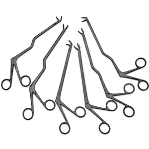 Ensemble de 6 rongeurs à baïonnette Kerrison, instruments chirurgicaux orthopédiques allemands pour la colonne vertébrale - Product Image 3