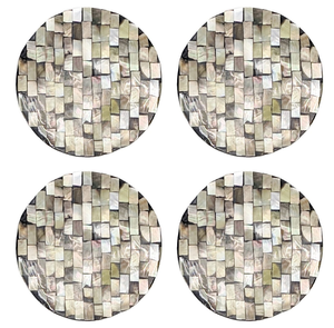 Nouvelle Arrivée : Sous-verre Carré en Nacre Royal Design MOP – Meilleures Ventes de Tapis et de Supports - Product Image 6