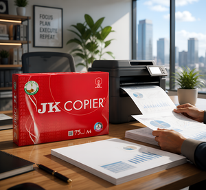 กระดาษถ่ายเอกสาร JK COPIER สีขาว A4 75 แกรม น้ำหนักเบา - Product Image 3