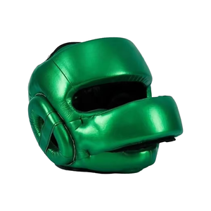 Protector Facial Completo Premium para Entrenamiento con Barra Facial Extraíble, Equipo de Protección de Cuero PU Duradero para Sparring y Fitness - Product Image 1