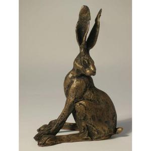 <b>Easter</b> Decoration Bronze Finish Hand Casted Rabbit Sculpture Customizable Designs - Product Image 5
