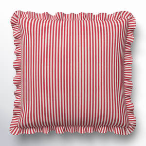 ปลอกหมอนอิงผ้าฝ้ายทอลายริ้ว 100% ปลอกหมอนตกแต่งโซฟา ปลอกหมอนผ้าฝ้ายลายริ้วสไตล์บ้านไร่ - Product Image 2