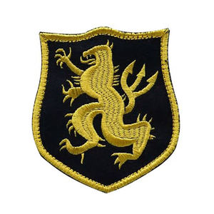 Custom Handmade Embroidery Bullion <b>Sew</b>-On Badges with Beads and Sequins Eco-Friendly Durable Fabric - Product Image 1