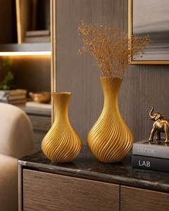 Customized Handmade Aluminium Tabletop Flower Pot For Home & Garden Decor Golden Flower <b>Vase</b> For Event And Wedding Centerpieces - Product Image 6