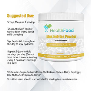 Promote Muscle Recovery Electrolyte Trace Mineral Keto Electrolytes Powder Complex Supplement Custom Branded Energy Drink Powder - Product Image 3
