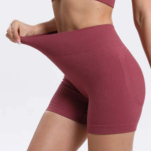 Shorts de Yoga de Cintura Alta para Mujer, de Alta Calidad, Cómodos, Elásticos, Levanta Glúteos, para Gimnasio, Fitness, Ejercicio, Ropa Deportiva, Ajustados - Product Image 1