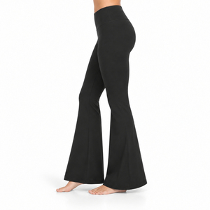 Bell Bottom Legging Provides Stretch Material Comfortable Fit And Natural Movement For Fitness Training And Everyday Casual Wear - Product Image 2