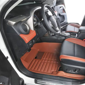 Tapis de voiture en cuir 5D sur mesure de luxe pour Ford Edge EcoSport Explorer, ensemble complet antidérapant - Product Image 1