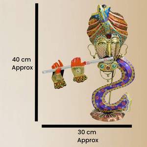 Premium Elegant Krishan Ji Table Lamp Holder for Spiritual Home Decor Excellent Quality Meditation Spaces Diwali Occasion Sale - Product Image 2