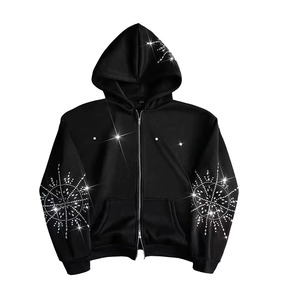 Custom Pullover Hoodie High Quality Cotton Fleece Sweatshirt Oversized Blank <b>Hoodies</b> for Men Women Bulk Wholesale Factory - Product Image 1