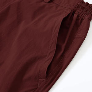 Pantalones cortos de trabajo para hombre, transpirables, ligeros, con cierre de botón y cordón en la cintura, patrón sólido, pantalones cortos de trabajo de secado rápido para hombre - Product Image 4