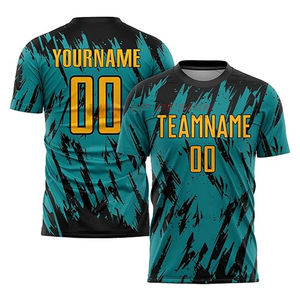 Les boutiques en ligne OEM ODM de haute qualité offrant des kits d'uniformes de football personnalisés par sublimation, entièrement prêts à l'emploi, avec étiquettes de marque personnalisées. - Product Image 6