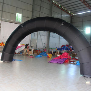 Inflatable <b>Black</b> Waterproof Durable Arch with Electric Air <b>Pump</b> for Advertising Events - Product Image 1