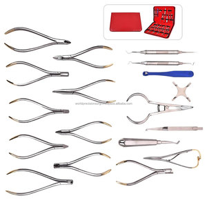 WORLD PRECISION SURGICAL Dental Extraction Forceps <b>Set</b> Stainless Steel Orthodontic Surgical Pliers Kit Red Case Manual <b>Tools</b> CE - Product Image 6