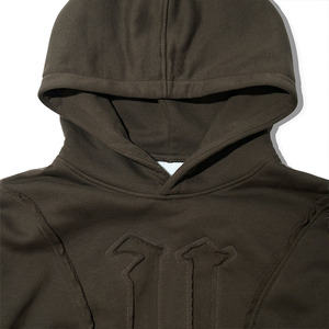 Nouveau style de sweat-shirt à capuche multi-poches, sweat-shirt bicolore pour hommes avec poches contrastées à l'avant et à l'arrière, sweat-shirt en molleton ample pour l'hiver - Product Image 3