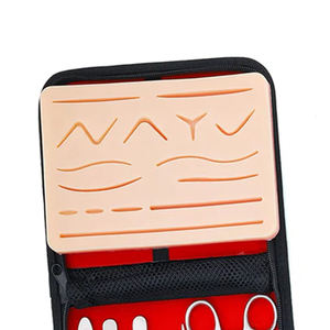 Kit Completo de Sutura Eléctrica para Práctica Ortopédica, Instrumentos de Acero Inoxidable, Almohadilla de Silicona Realista para Uso Médico y Veterinario - Product Image 3