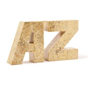 Sujetalibros de mármol de estilo moderno hechos a mano Diseño duradero y elegante para oficina en casa o sala de estudio - Product Image 2