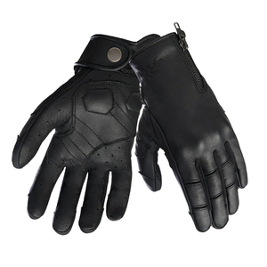 Wholesale Price Breathable Anti Slip <b>Touch</b> Screen Waterproof Polyurethane Coated Full Finger Hook Loop Closure Leather <b>Gloves</b> - Product Image 5