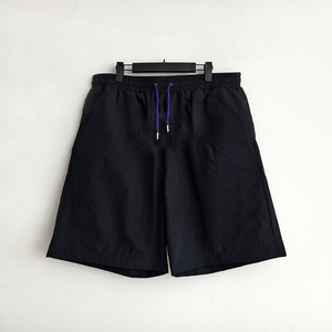 Pantalones Cortos Bermuda para Hombre, Color Sólido, con Cordón Ajustable, Transpirables, Personalizables, de Secado Rápido, Tejido Informal, Cintura Media, Poliéster - Product Image 1