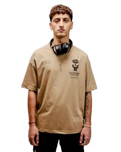 เสื้อยืดคอกลมแขนสั้นสำหรับผู้ชายเสื้อยืดคอกลมแขนสั้นผ้าฝ้ายโอเวอร์ไซส์ลายว่างเปล่าออกแบบโลโก้ได้ตามต้องการ - Product Image 5