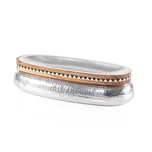 Nouveauté : Bol de service décoratif de luxe en aluminium pour une mise en scène culinaire haut de gamme, créant une présentation alimentaire impressionnante - Product Image 3