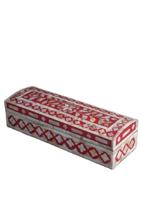 Boîte à bijoux en nacre personnalisée faite à la main avec incrustation en os, rangement décoratif artisanal élégant pour bijoux et cadeaux de luxe - Product Image 6