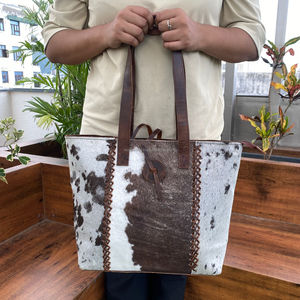 Bolso de mano de piel de vaca de alta calidad para mujer, bolso elegante con pelo en piel oculta, gran oferta, bolsos de diseñador para mujer, multiusos - Product Image 2