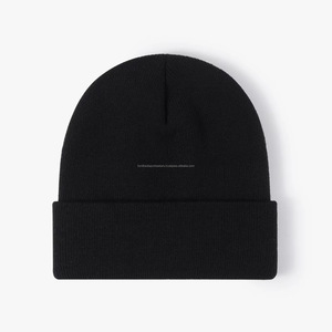 Gorro de Punto Unisex con Bordado Jacquard de Animales, 100% Acrílico, Color Sólido, Informal, para Invierno, para Adultos, 56-58 cm, Servicio OEM - Product Image 4