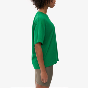 Camisetas de Verano de Alta Calidad para Mujer, Holgadas, de Manga Corta, 100% Algodón, de Secado Rápido, Transpirables, MOQ Bajo de 2 Piezas - Product Image 3