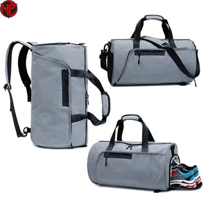 กระเป๋าเดินทางกีฬาแบบกันน้ำ 202Gray ทำจากไนลอน แฟชั่น ทันสมัย ขนาดใหญ่ จุของได้เยอะ พร้อมสายสะพายปรับได้ พกพาสะดวก - Product Image 4