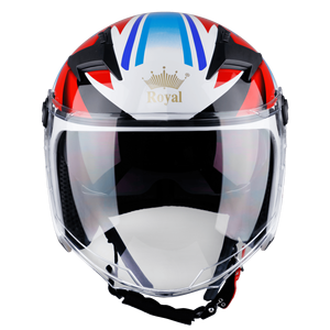 หมวกกันน็อคมอเตอร์ไซค์สไตล์เรโทรได้รับการรับรองลายรอยัลแบบเปิดหน้า M268-2K จากผู้ผลิตในเวียดนาม - Product Image 3