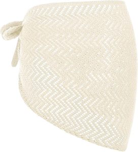 Women's Hollow Out Crochet Bikini Cover Up <b>Mini</b> Beach Sarong Wrap - Product Image 2
