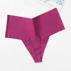 Braguitas de Control sin Costuras Azul Marino para Mujer, Soporte Medio, Tejido de Spandex y Nylon, sin Entrepierna, Lavables a Máquina - Product Image 3