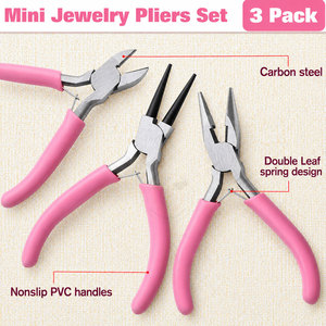 Juego de Mini Alicates para Joyería, 3 Piezas, Kit de Herramientas para Hacer Joyas - Product Image 6