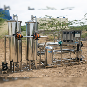 Usine d'eau potable RO en acier inoxydable haute performance 4000 LPH avec arrêt automatique - Product Image 1