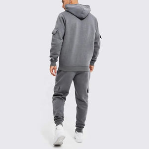 Survêtement décontracté en coton 500 GSM de haute qualité pour hommes, nouvelle tendance, respirant, pour l'hiver, avec logo personnalisé - Product Image 2