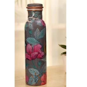 Bouteille d'eau en cuivre émaillée imprimée pour jus de fruits, bienfaits pour la santé, vaisselle de cuisine - Product Image 4