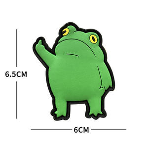 Custom Eco Friendly PVC Safari <b>Animal</b> Patch Soft Rubber Iron On Cartoon Badge for Clothing Hats Bags Backpack DIY Decorative - Product Image 2