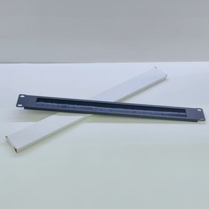 Factory Supply <b>Network</b> Accessories 1U 19-Inch <b>Network</b> Rack Cable Management Brush Panel for <b>Network</b> <b>Cabinet</b> Rack - Product Image 1