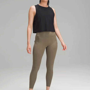 Leggings Deportivos de Alto Rendimiento para Mujer, Transpirables, Antibacterianos, Hasta el Tobillo, de Spandex/Nailon, para Correr al Aire Libre - Product Image 2